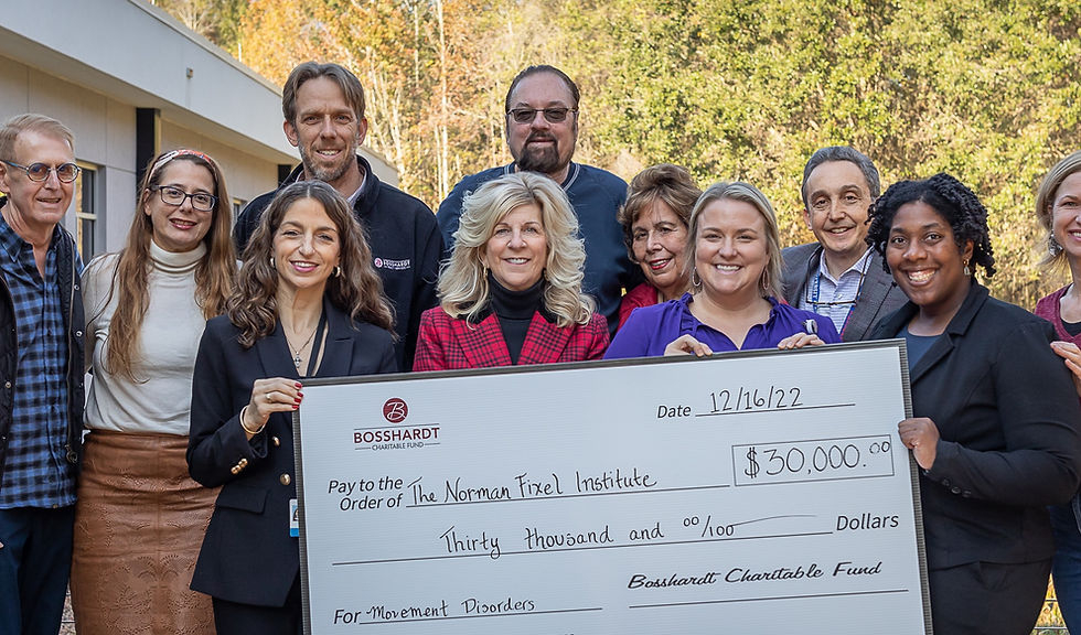 Bosshardt Charitable Fund Presenting Check